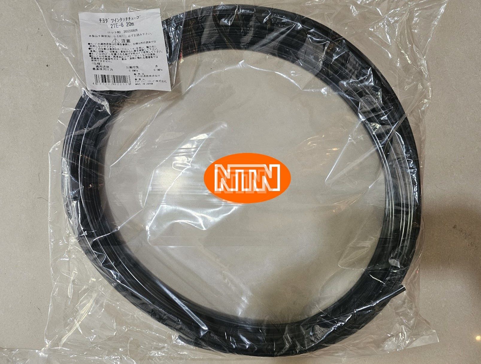 PU tubing Chiyoda 2TE-6-100-BK Ống dẫn lưu chất