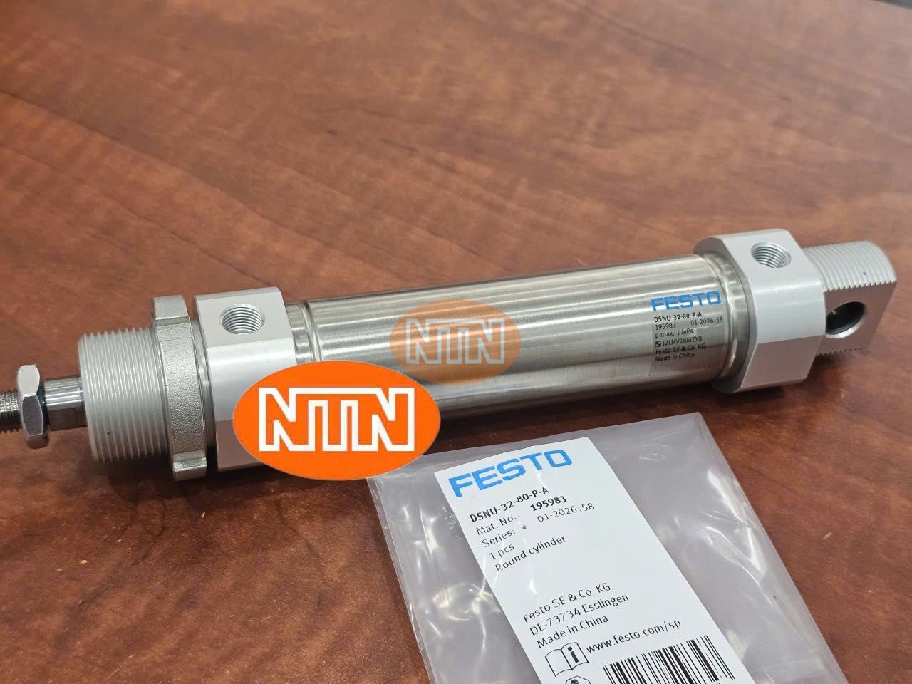Air Cylinder Festo DSNU-32-80-P-A (195983) Xi lanh khí nén