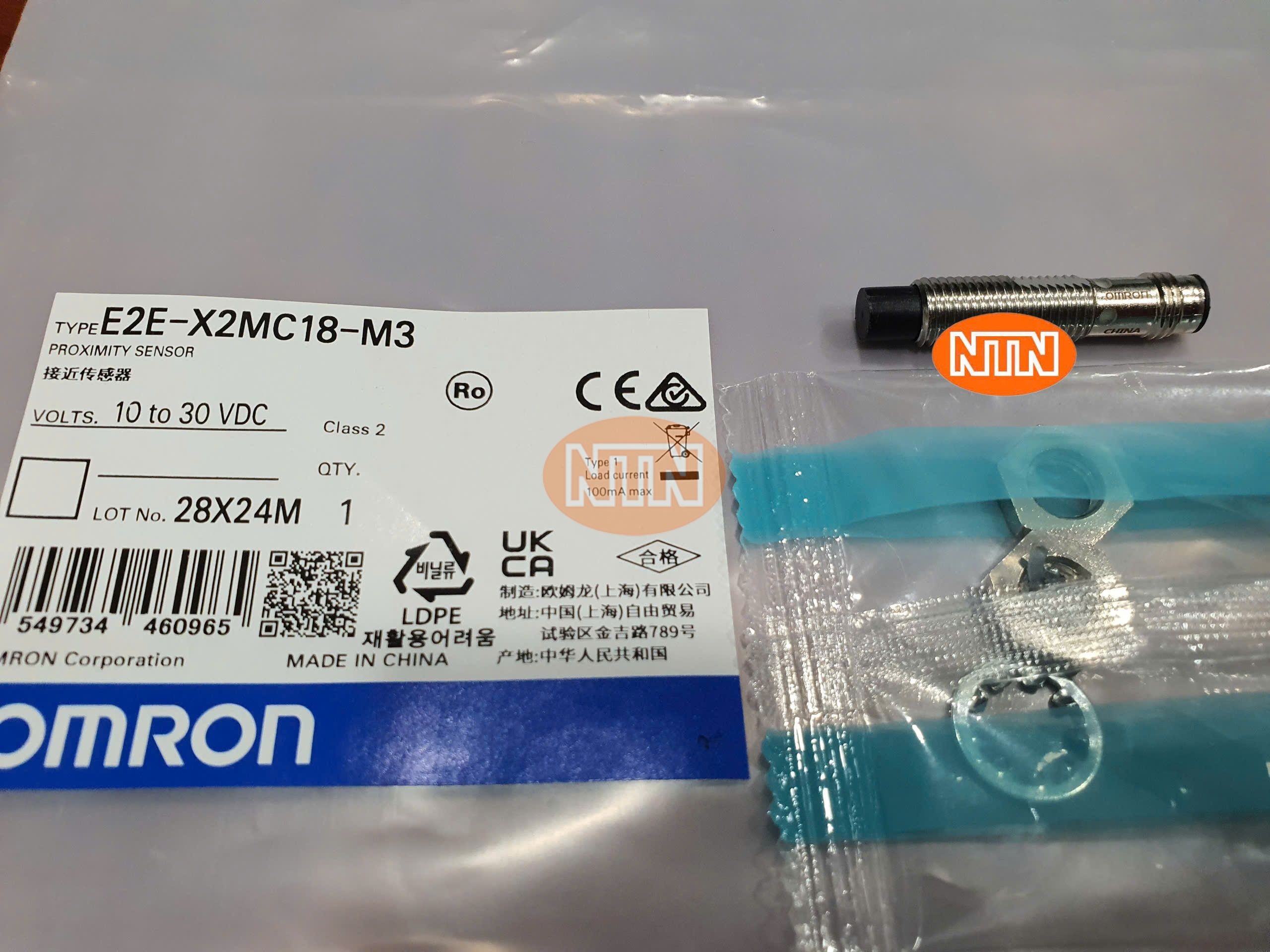 Proximity Sensor Omron E2E-X2MC18-M3 Cảm biến tiệm cận