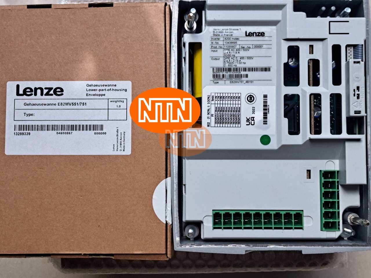 Lenze E82MV751_4B151 0.75kW Inverter