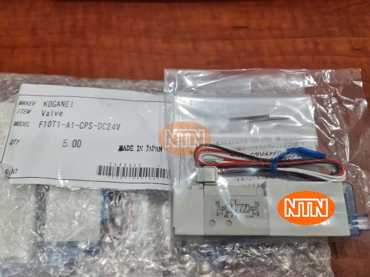 Solenoid Valve Koganei F10T1-A1-CPS-DC24V Van điện từ