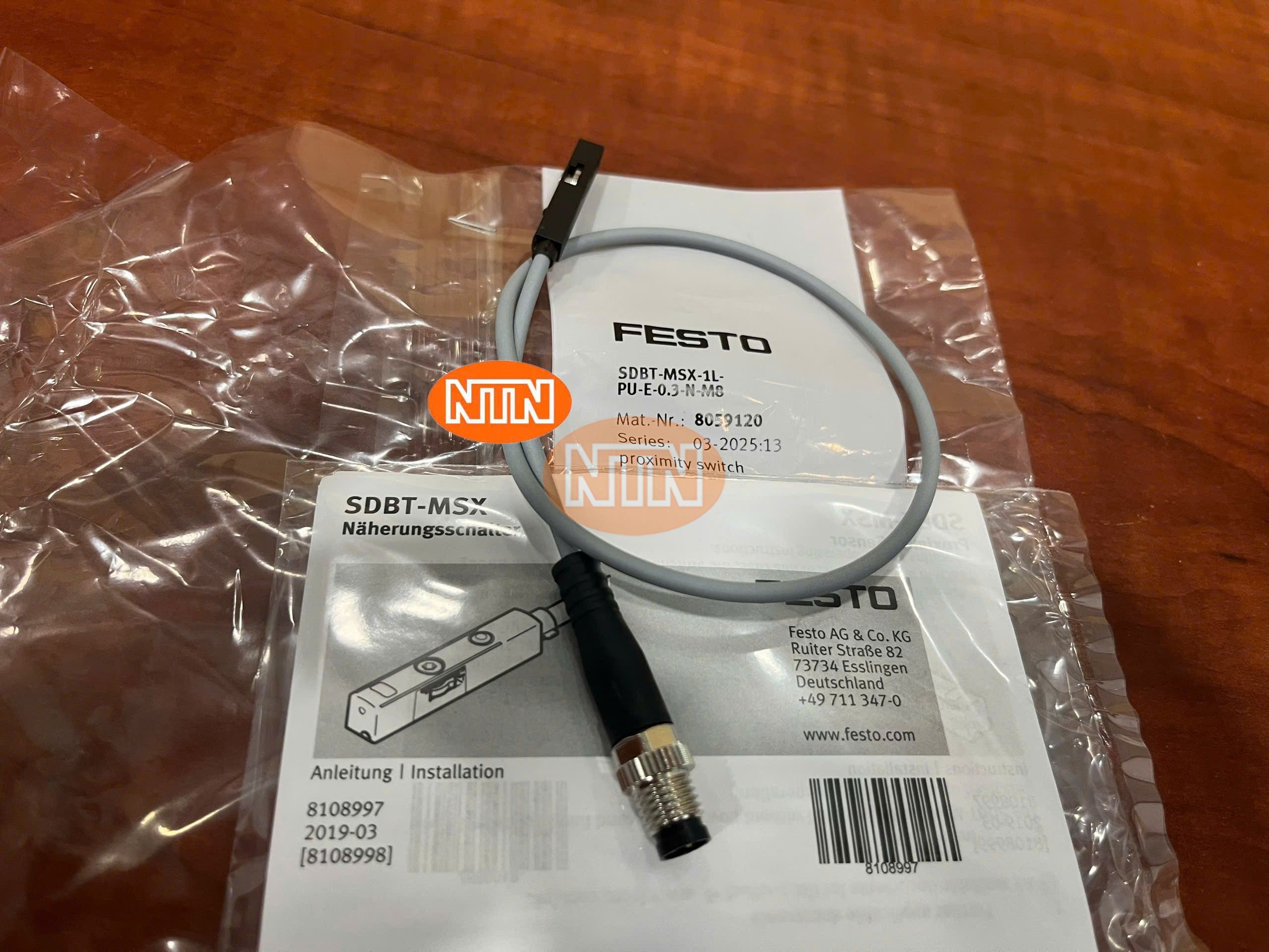 Proximity Sensor Festo SDBT-MSX-1L-PU-E-0.3-N-M8 (8059120) Cảm biến tiệm cận