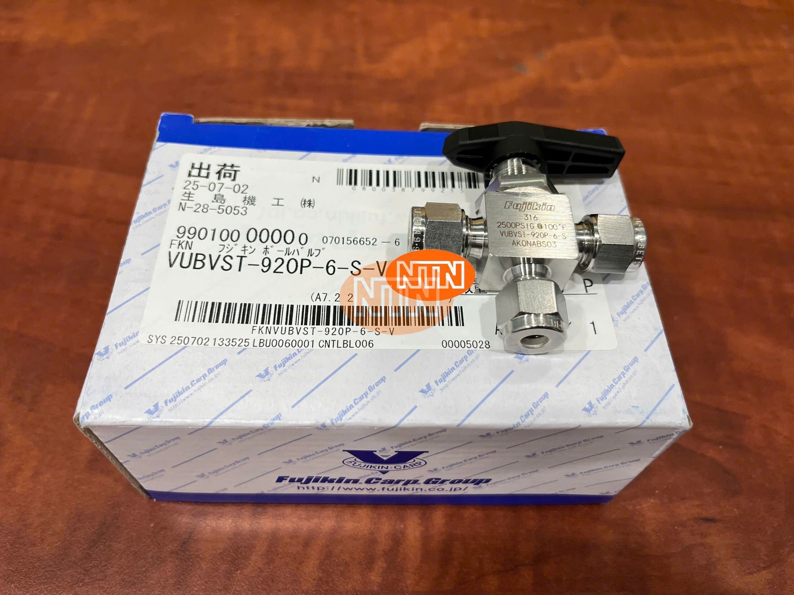 Manual Valve Fujikin VUBVST-920P-6-S-V Van tay