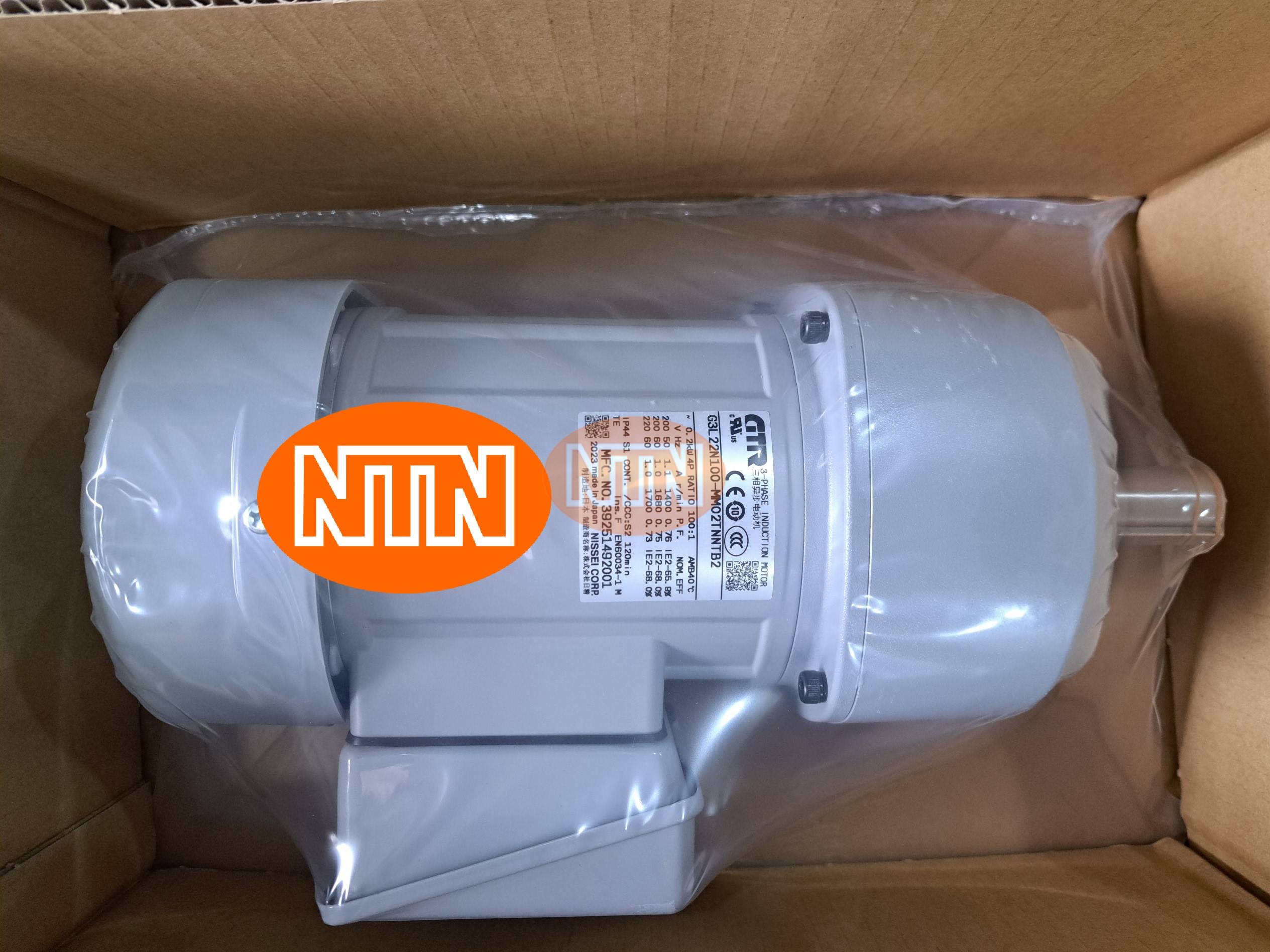 NISSEI G3L22N100-MM02TNNTB2 Gear Motor