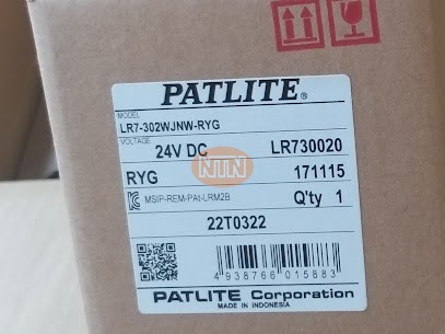 PATLITE LR7-302WJNW-RYG Đèn tháp