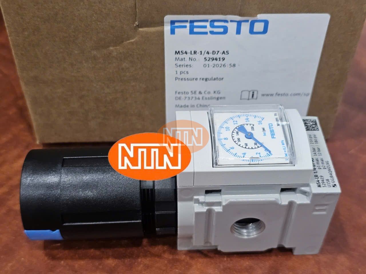 Regulator Festo MS4-LR-1/4-D7-AS (529419) Bộ điều áp