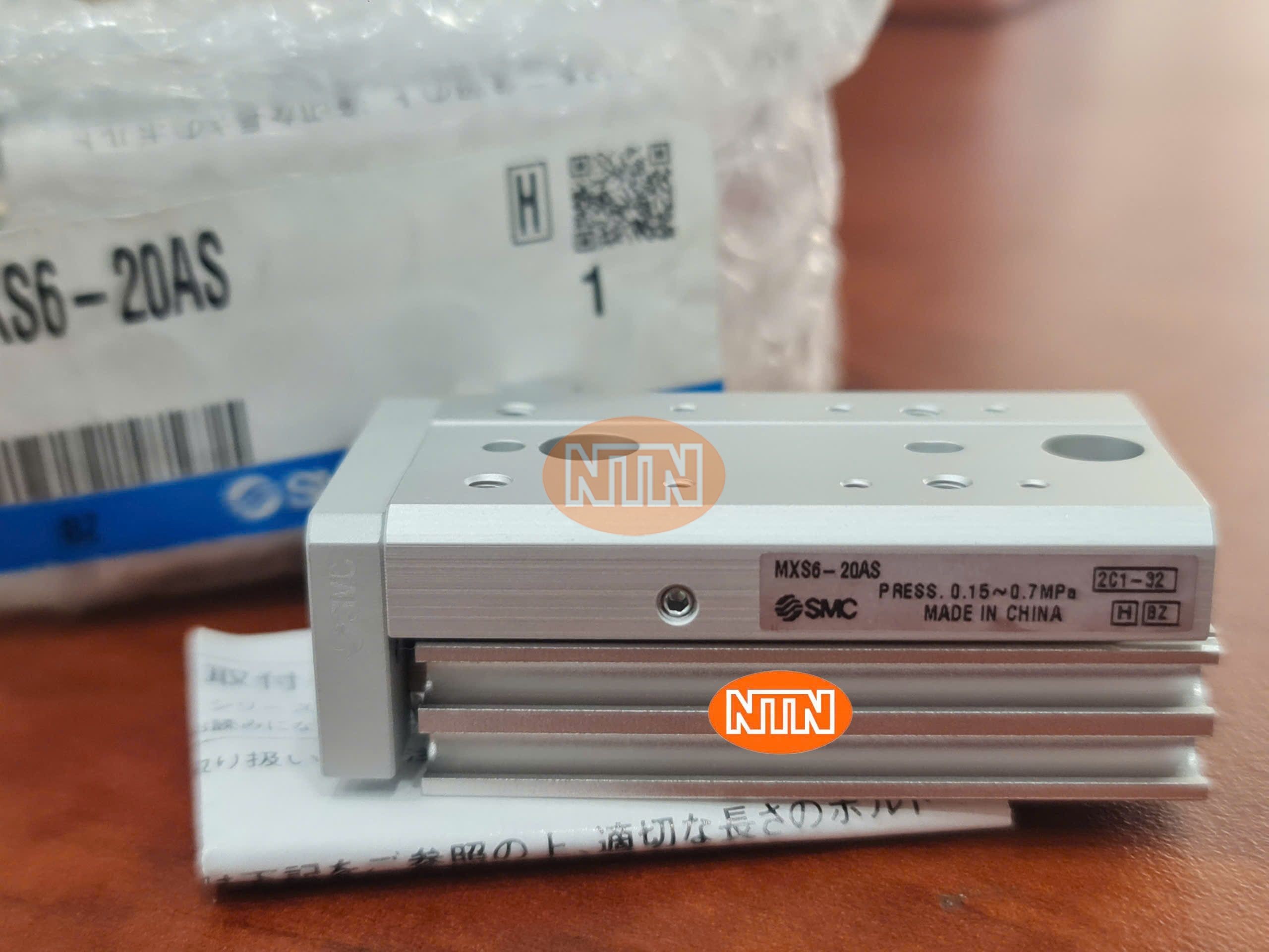 Air Slide Table SMC MXS6-20AS Xi lanh bàn trượt