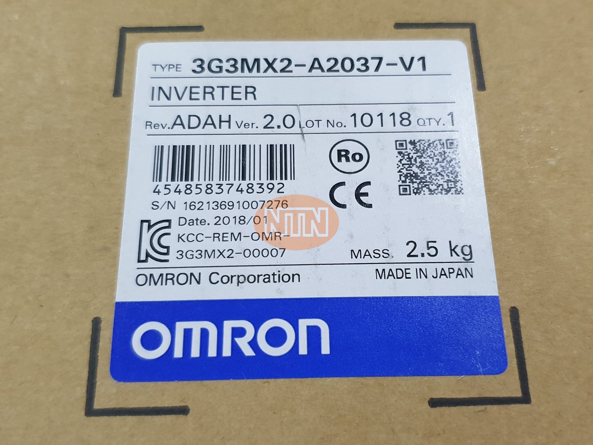 Biến tần Omron 3G3MX2-A2037-V1 Inverter 3.3kW