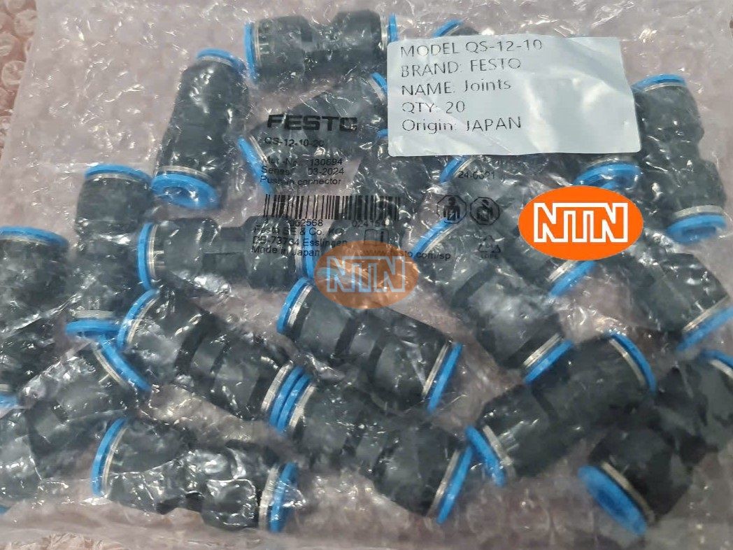 Push-in Connector Festo QS-12-10 Khớp nối