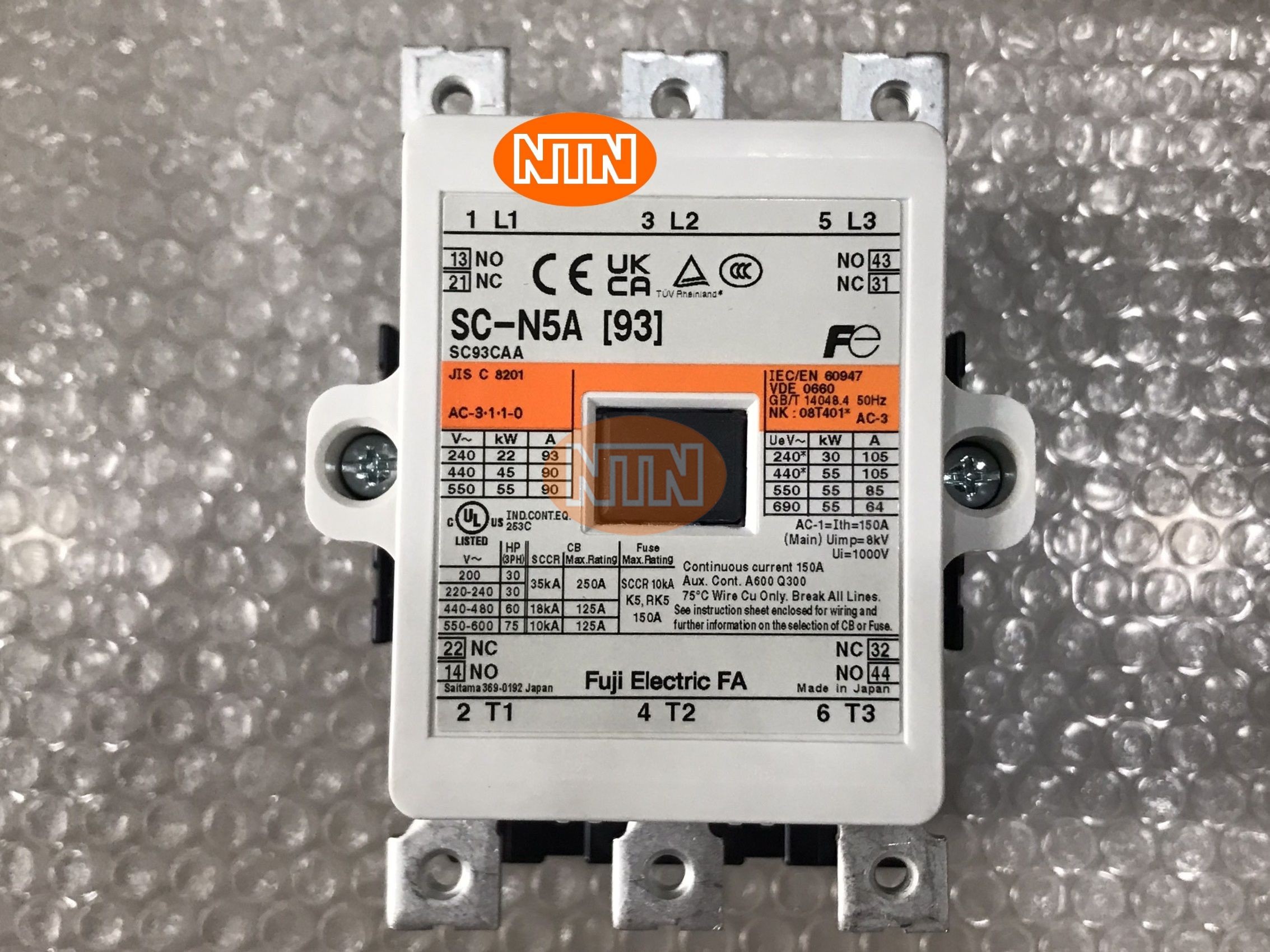 Fuji electric Contactor SC-N5A Cầu dao tự động