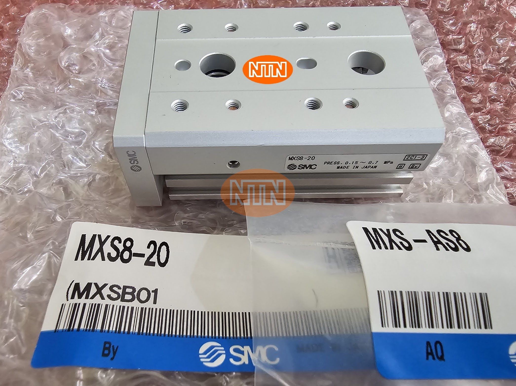 Air slide cylinder SMC MXS8-20 Xi lanh trượt