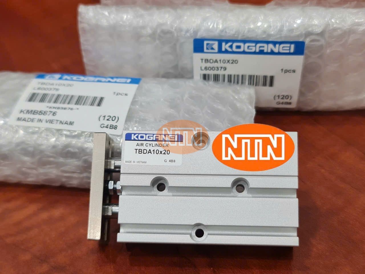 Twin Rod Cylinder KOGANEI TBDA10x20 Xi lanh khí nén