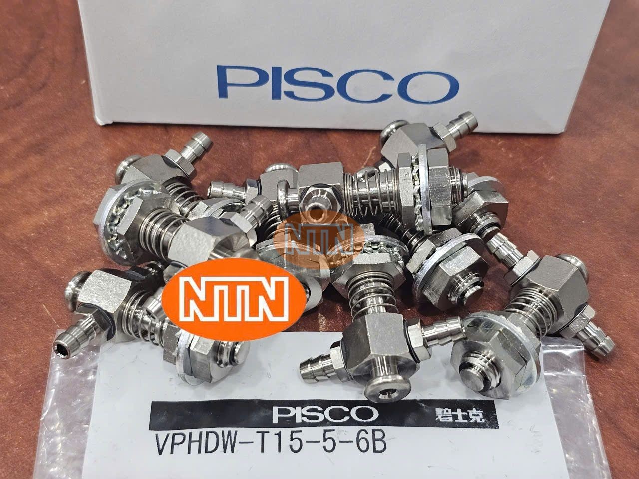 Vacuum Pad Holder Pisco VPHDW-T15-5-6B Đầu nối giác hút chân không